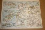 Antieke kaart - Batavia, Bali, Lombok etc- Bruins 1895 !!, Gelezen, Ophalen of Verzenden, Landkaart, 1800 tot 2000