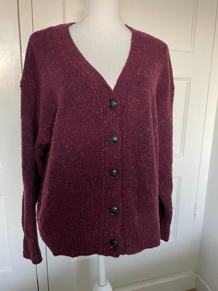 Vest Zilch wol paars blossom aubergine XL, Kleding | Dames, Truien en Vesten, Nieuw, Maat 46/48 (XL) of groter, Paars, Ophalen of Verzenden