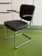 Fana Gispen Fauteuil Grijs, Huis en Inrichting, Fauteuils, Gebruikt, Minder dan 75 cm, Fana Gispen, Ophalen of Verzenden