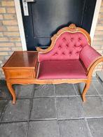 Vintage Antiek Telefoon Bankje, Antiek en Kunst, Antiek | Meubels | Stoelen en Banken, Ophalen