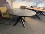 Zwarte ronde tafel 140cm b-keus zo mee nu 100,-, Huis en Inrichting, Tafels | Eettafels, Ophalen, Industrieweg 25, Rj, Nieuw