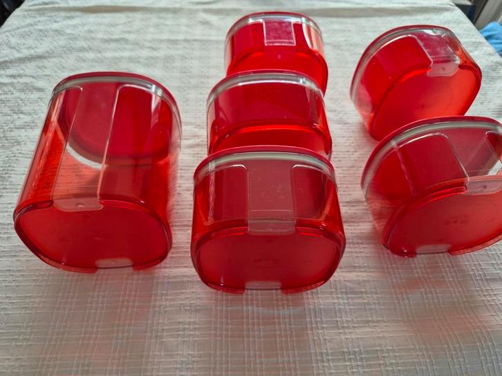 Tupperware Rode Vensterbussen, Huis en Inrichting, Keuken | Tupperware, Zo goed als nieuw, Ophalen of Verzenden