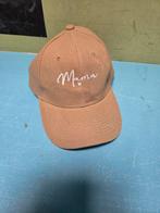 Bruine 'Mama' Pet - One Size Fits All, Kleding | Dames, Hoeden en Petten, Ophalen of Verzenden, Nieuw, One size fits all, Pet