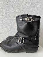 Golden goose leather bikerboots zwart 36 37, Kleding | Dames, Schoenen, Verzenden, Zwart, Lage of Enkellaarzen, Golden goose