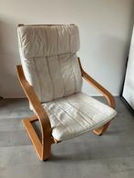 Ikea Poäng Stoel - Comfortabel en Stijlvol, Huis en Inrichting, Fauteuils, Ophalen, Gebruikt, 75 tot 100 cm, 50 tot 75 cm