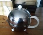Theepot Thermoté Inox 18/8 isolatiemantel retro '60, Ophalen of Verzenden