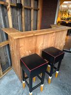 Douglas Tuinbar met 3 Barkrukken, Ophalen of Verzenden, Gebruikt, Inclusief barstoelen