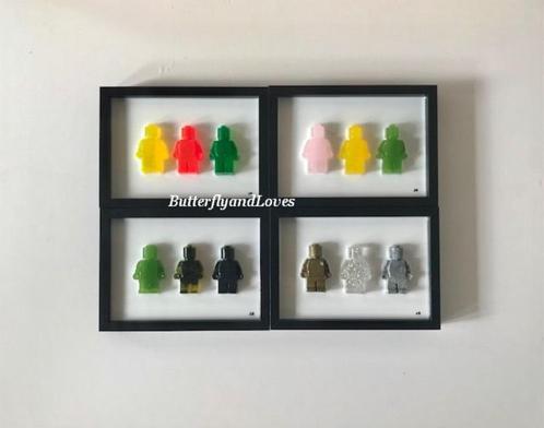 Kunstwerk schilderij Decoratie 3D Lego poppetje Epoxy Art, Antiek en Kunst, Kunst | Schilderijen | Modern, Ophalen of Verzenden