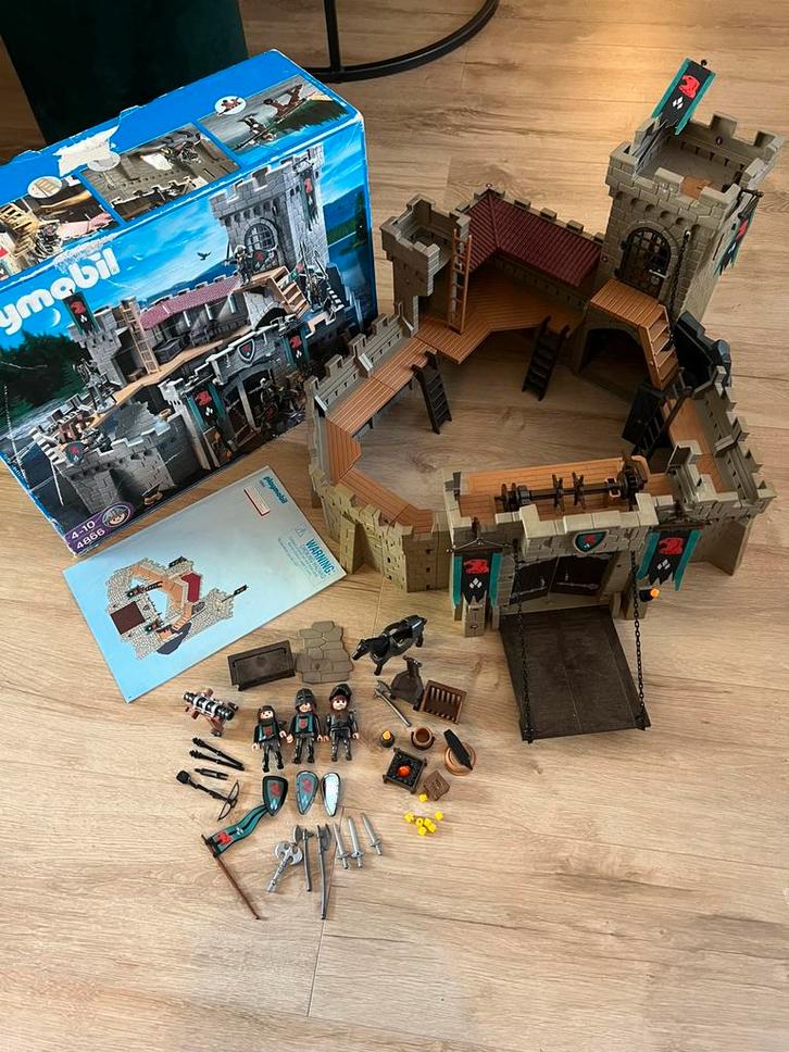 4866 Playmobil Kasteel, Kinderen en Baby's, Speelgoed | Playmobil, Gebruikt, Ophalen of Verzenden