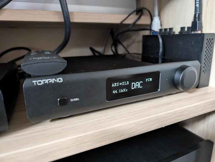 Topping D90 III Discrete 1 bit DAC, Audio, Tv en Foto, Converters, Zo goed als nieuw, Ophalen of Verzenden