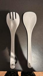 Wit stenen groot sla bestek nieuw!, Huis en Inrichting, Ophalen of Verzenden, Zo goed als nieuw, Overige materialen