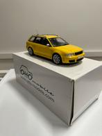 UNIEK model audi rs4 geel ottomobile 1:18, Hobby en Vrije tijd, Modelauto's | 1:18, Ophalen