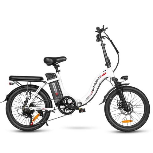 SAMEBIKE CY20 FT elektrische fiets wit, Sport en Fitness, Overige Sport en Fitness, Nieuw, Verzenden