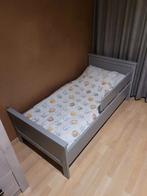 Grijze juniorbed coming, Ophalen, Gebruikt, 70 tot 85 cm, 140 tot 160 cm