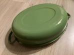Vintage groen emaille was teil, Antiek en Kunst, Antiek | Emaille, Ophalen of Verzenden
