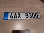 Kentekenplaat Tsjechië, Verzamelen, Ophalen of Verzenden, Gebruikt