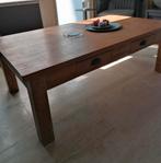 Teak salontafel, Huis en Inrichting, Tafels | Salontafels, Ophalen, Gebruikt, 100 tot 150 cm, Teakhout