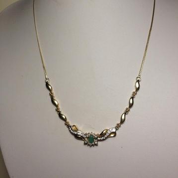 Antiek gold plated zilveren ketting  beschikbaar voor biedingen