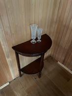 Antieke Halve Maan Tafel, Ophalen, Gebruikt, Minder dan 50 cm, 50 tot 100 cm