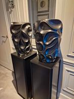 2 grote Poly vazen vaas plantenbak antraciet potten, Huis en Inrichting, Woonaccessoires | Vazen, Kunststof, Overige kleuren, 50 tot 75 cm