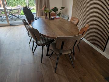 6 moderne eetkamerstoelen industriële stijl beschikbaar voor biedingen