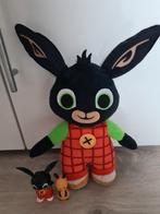 Bing Knuffel met Geluid + 2 Poppetjes, Ophalen of Verzenden, Zo goed als nieuw, Konijn