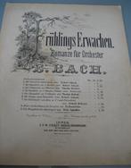 Bach Sheet Music - Fruhlings Erwachen, Ophalen of Verzenden, Klassiek