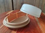 Tupperware Franse kaas plateau/trommeltje, Ophalen of Verzenden, Zo goed als nieuw, Crème, Overige typen