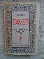Goethe - Faust, der Tragödie erster Teil, Ophalen of Verzenden, Gelezen, Goethe -
