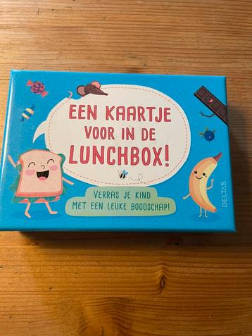 Een kaartje voor in de lunchbox! Broodtrommelkaartjes beschikbaar voor biedingen