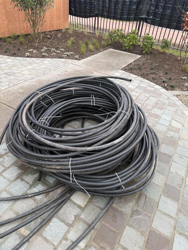 Tyleenslang zwart - Tuinslang, Tuin en Terras, Tuinslangen, Gebruikt, Tuinslang, Ophalen