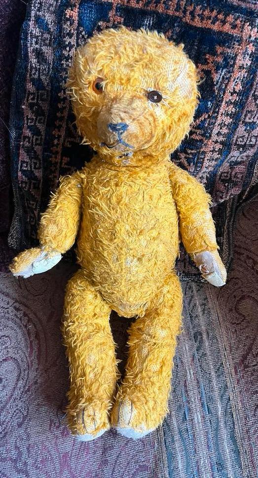 Antiek Bespeelde Brombeer met Brom - Jaren 40/50, Antiek en Kunst, Antiek | Speelgoed, Ophalen of Verzenden