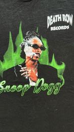 Rare Death Row Records Flame Snoop Dogg Black T-Shirt XL, Zwart, Maat 56/58 (XL), Ophalen of Verzenden, Bandshirt