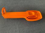 VintageTUPPERWARE maatschepjes oranje, Verzenden, Oranje, Overige typen