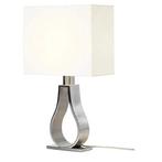 2x IKEA Klabb Lampen - Ivoor Wit/Zilver, Ophalen of Verzenden, Gebruikt, Stof, Minder dan 100 cm
