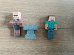 Minecraft actie figuren smid villager en steve, Ophalen of Verzenden