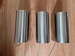3x Philips RVS wandspot, Ophalen, Zo goed als nieuw, Glas