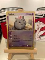 Spoink - Pokémonkaart - Gebruikt, Ophalen of Verzenden, Gebruikt, Losse kaart