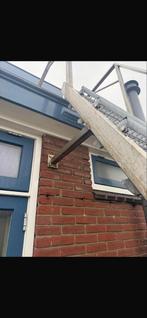 RVS trap met gegalvan tredes 290 hoog 170 diep  79 breed, Doe-het-zelf en Verbouw, Ladders en Trappen, Ophalen, Gebruikt