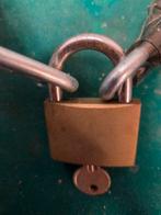 kettingslot met hangslot, Ophalen of Verzenden, 'T Olde Gre-j, Info@toldegrej.nl, Endepoelstraat 20f Didam