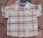 Geruit Pirouette bloesje maat 68 / 6M *NIEUW* (6991), Kinderen en Baby's, Babykleding | Maat 68, Meisje, Nieuw, Ophalen of Verzenden