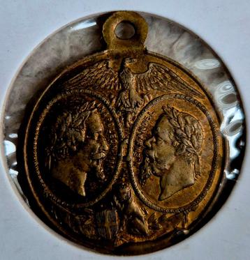 historische medaille uit 1859 beschikbaar voor biedingen