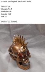 Steampunk skull with bullet, Ophalen of Verzenden, Zo goed als nieuw, Dier