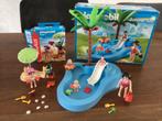 Playmobil 6673 zwembad en 9085 strand setje, Ophalen of Verzenden, Zo goed als nieuw, Complete set