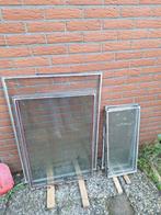 Diverse maten dubbel glas, Doe-het-zelf en Verbouw, Glas en Ramen, Ophalen, Gevelraam of Ruit, Gebruikt, Minder dan 80 cm