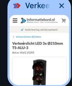 Stoplicht werkend originele maat, Ophalen, Zo goed als nieuw