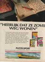retro reclame 1994 Puzzelsport boekjes NS Koploper trein, Verzamelen, Verzenden, Overige typen