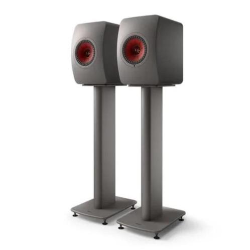 Kef LS50 Meta Titanium Grey met S2 stands, Audio, Tv en Foto, Luidsprekers, Nieuw, Front, Rear of Stereo speakers, 60 tot 120 watt