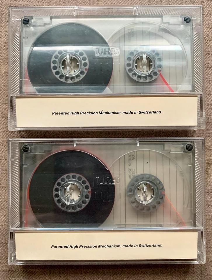 Zeldzaam TSA Turbo CX-II 90 cassettebandjes ICM Zwitserland, Cd's en Dvd's, Cassettebandjes, Gebruikt, Voorbespeeld, Pop, 2 t/m 25 bandjes