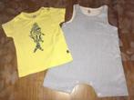 Petit Bateau salopette tuinbroek 12mnd + Babyface shirt 68, Ophalen of Verzenden, Setje, Jongetje, Petit Bateau